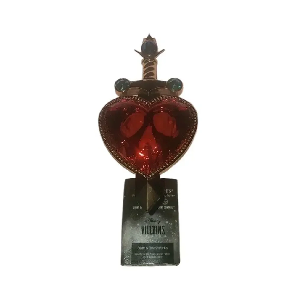 Bath & Body Works Disney Evil Queen Poison Heart Wallflower Plug Light Up New - Picture 7 of 7